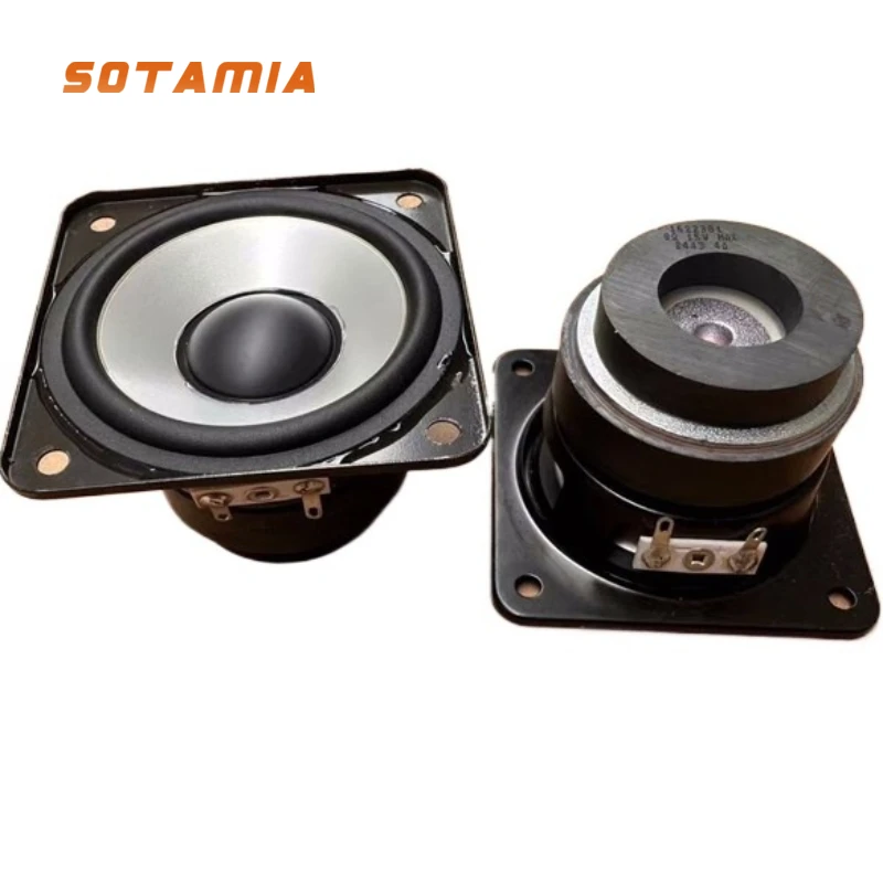 SOTAMIA 2PCS 2.75 Inch Aluminum Basin Full-range Speaker 8 Ohms 15 Watts High-end Fever-grade Dual-magnetic Rubber Edge
SOTAMIA 2PCS 2.75 Inch Aluminum Basin Full-range Speaker 8 Ohms 15 Watts High-end Fever-grade Dual-magnetic Rubber Edge