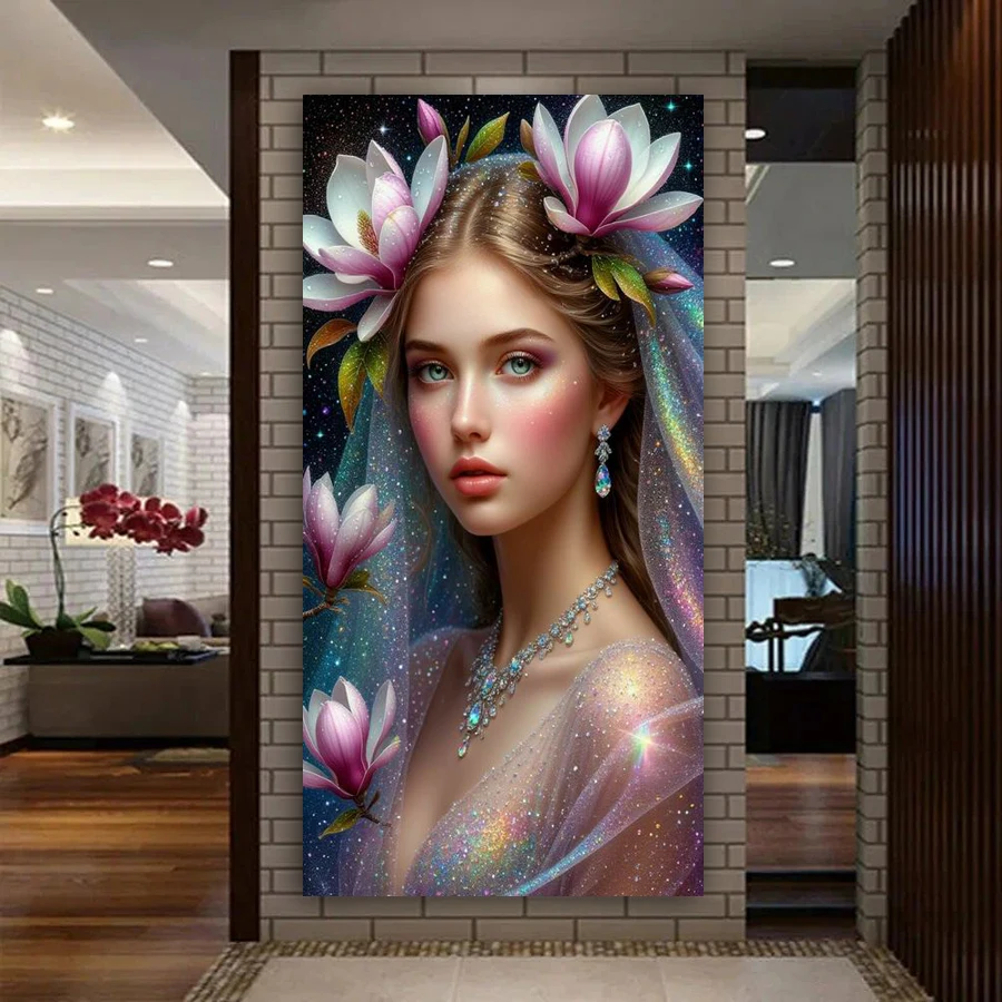 Набор для алмазной вышивки DIY: Сексуальная женщина с цветами, большая картина, красивая богиня, полная квадратная/круглая мозаика
Набор для алмазной вышивки DIY: Сексуальная женщина с цветами, большая картина, красивая богиня, полная квадратная/круглая мозаика