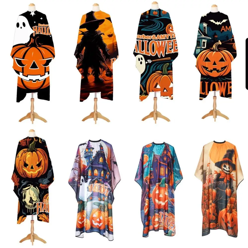 Pumpkin Halloween Haircut Apron Wrap Ghost Professional Barber Cape Cloak Haircutting Waterproof Cutting Gown Gift
Pumpkin Halloween Haircut Apron Wrap Ghost Professional Barber Cape Cloak Haircutting Waterproof Cutting Gown Gift