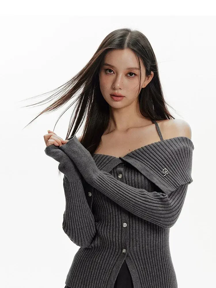 Vintage Slash Neck Off Shoulder Women Cardigans Y2k Aesthetic Korean Grunge Sweaters Trendy Bandage Halter Knitwear Female
Vintage Slash Neck Off Shoulder Women Cardigans Y2k Aesthetic Korean Grunge Sweaters Trendy Bandage Halter Knitwear Female