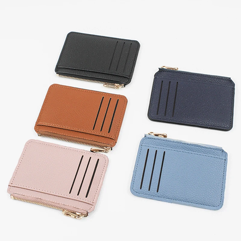Pu Leather ID Card Holder Candy Color Bank Credit Card Box Multi Slot Slim Card Case Wallet Zipper Men Business Card Cover
Pu Leather ID Card Holder Candy Color Bank Credit Card Box Multi Slot Slim Card Case Wallet Zipper Men Business Card Cover