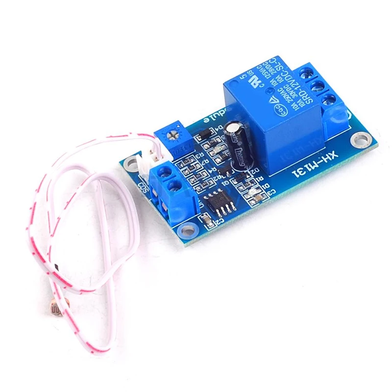 XH-M131 photoresistor module brightness automatic control 5V9V12V photoelectric relay light switch
XH-M131 photoresistor module brightness automatic control 5V9V12V photoelectric relay light switch