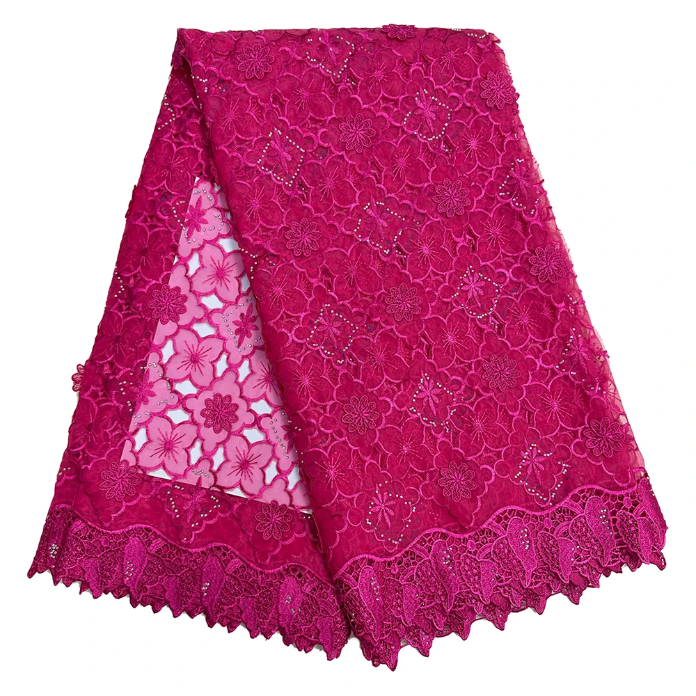 Water Soluble Lace Fabric French African Sew Wedding Party Dresses High Quality Nigerian Guipure Cord Lace Fabric With Stone
Water Soluble Lace Fabric French African Sew Wedding Party Dresses High Quality Nigerian Guipure Cord Lace Fabric With Stone