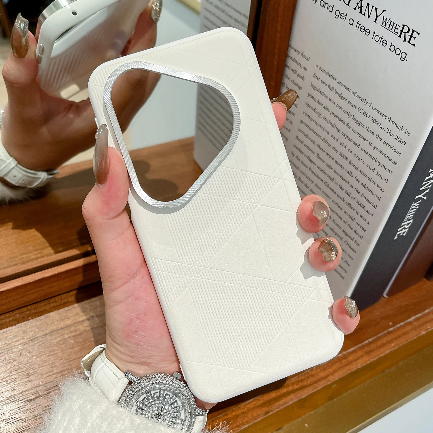 Prismatic Leather Metal Camera Case For Huawei Pura 80 Pro 70 Pro 80Ultra 70Ultra, Shockproof Slim Matte Hard Phone Cover Funda
Prismatic Leather Metal Camera Case For Huawei Pura 80 Pro 70 Pro 80Ultra 70Ultra, Shockproof Slim Matte Hard Phone Cover Funda