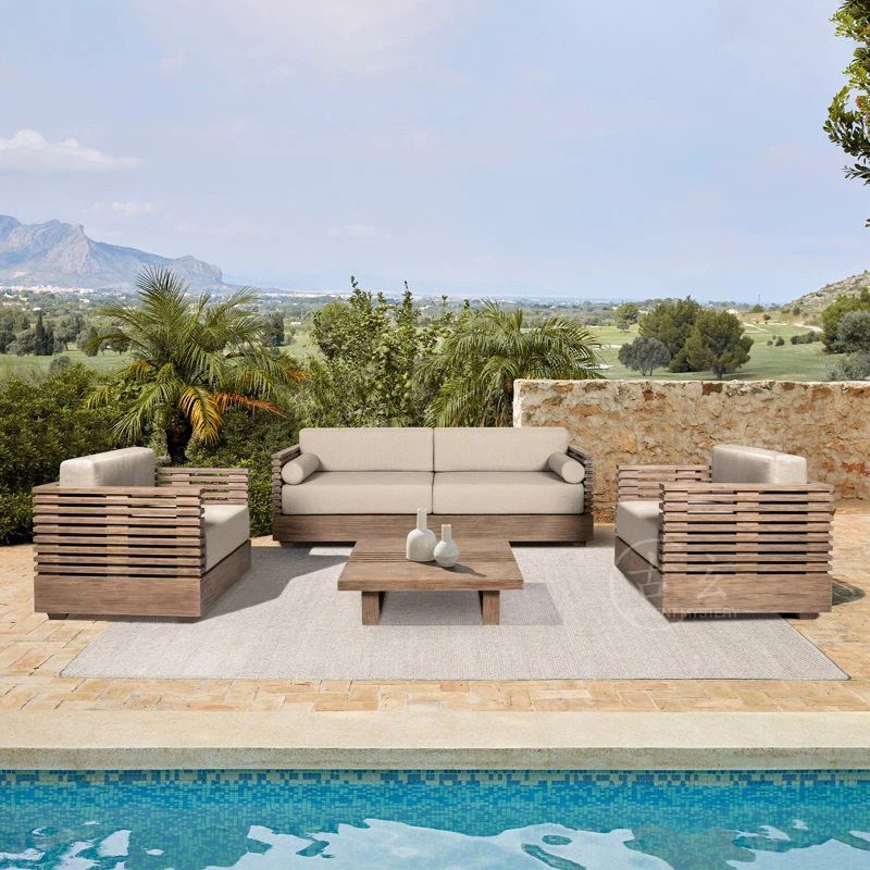 !@Modern Luxury Outdoor Teak Sofa and Coffee Table Set with Cushion for Villa Courtyard B&B Hotel Balcony Leisure
!@Modern Luxury Outdoor Teak Sofa and Coffee Table Set with Cushion for Villa Courtyard B&B Hotel Balcony Leisure