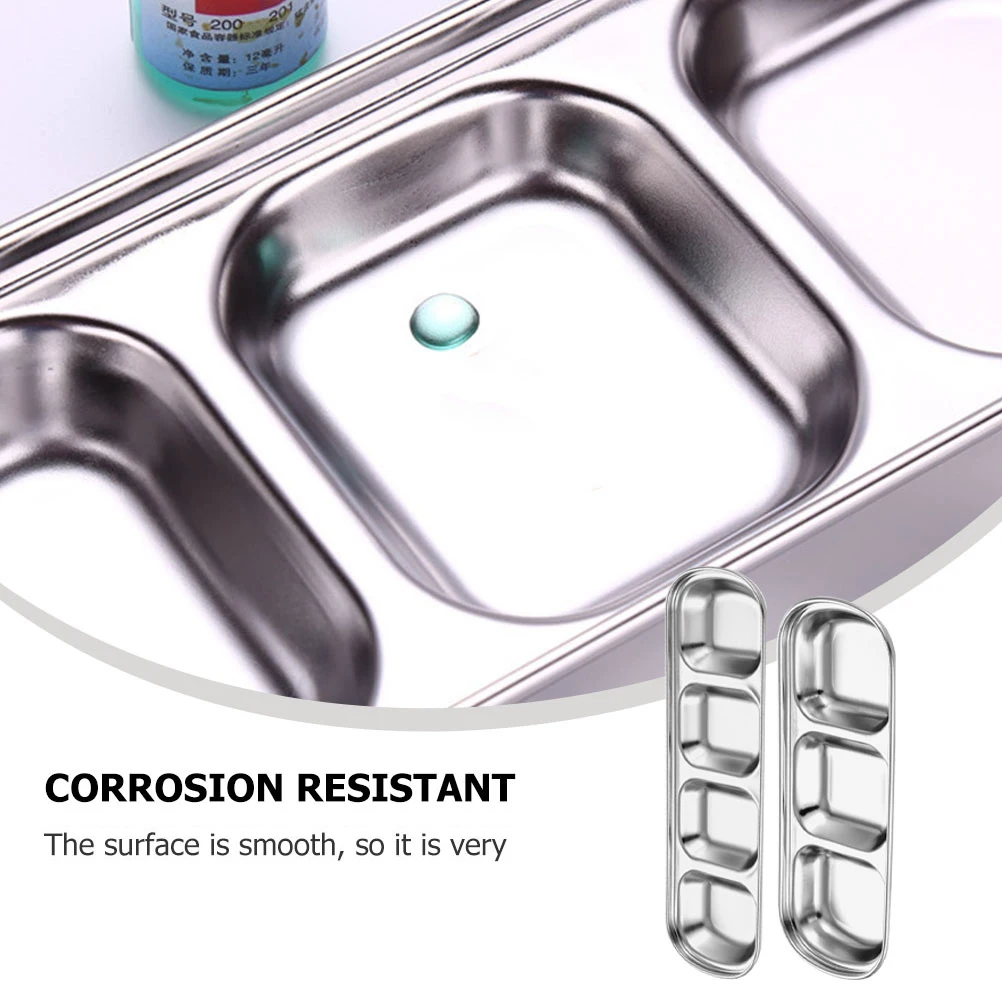 2pcs Square Seasoning Dishes 4 Grid Condiment Saucer Multi-Cell Kitchen Tools For Bbq Picnic Dipping Sauce Pans Appetizer Bowls
2pcs Square Seasoning Dishes 4 Grid Condiment Saucer Multi-Cell Kitchen Tools For Bbq Picnic Dipping Sauce Pans Appetizer Bowls