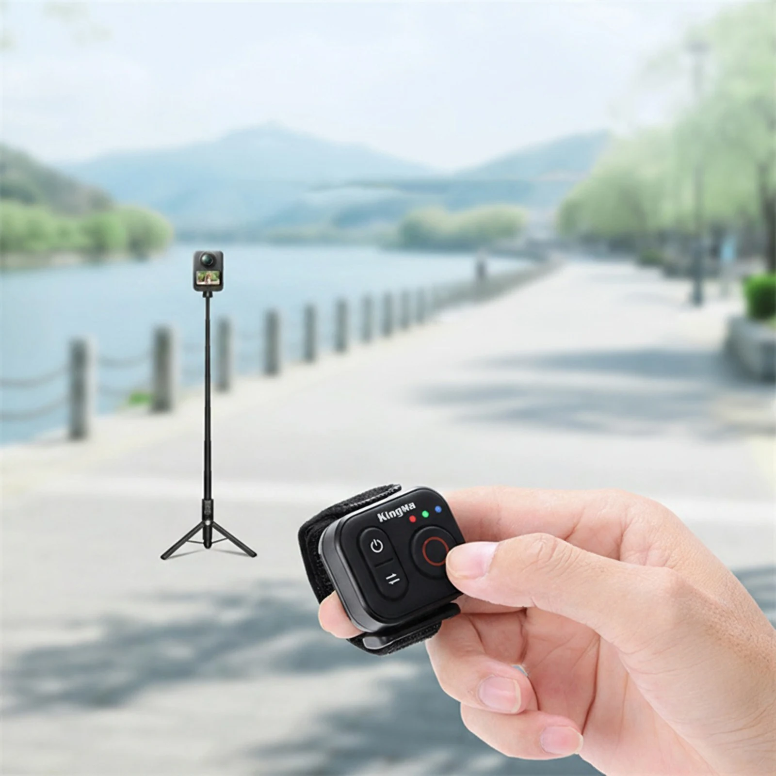 Wireless Remote Control Waterproof Mini Remote Action Camera Accessories for Osmo 360/Action 6/5 Pro/4 for X5/X4/X3
Wireless Remote Control Waterproof Mini Remote Action Camera Accessories for Osmo 360/Action 6/5 Pro/4 for X5/X4/X3