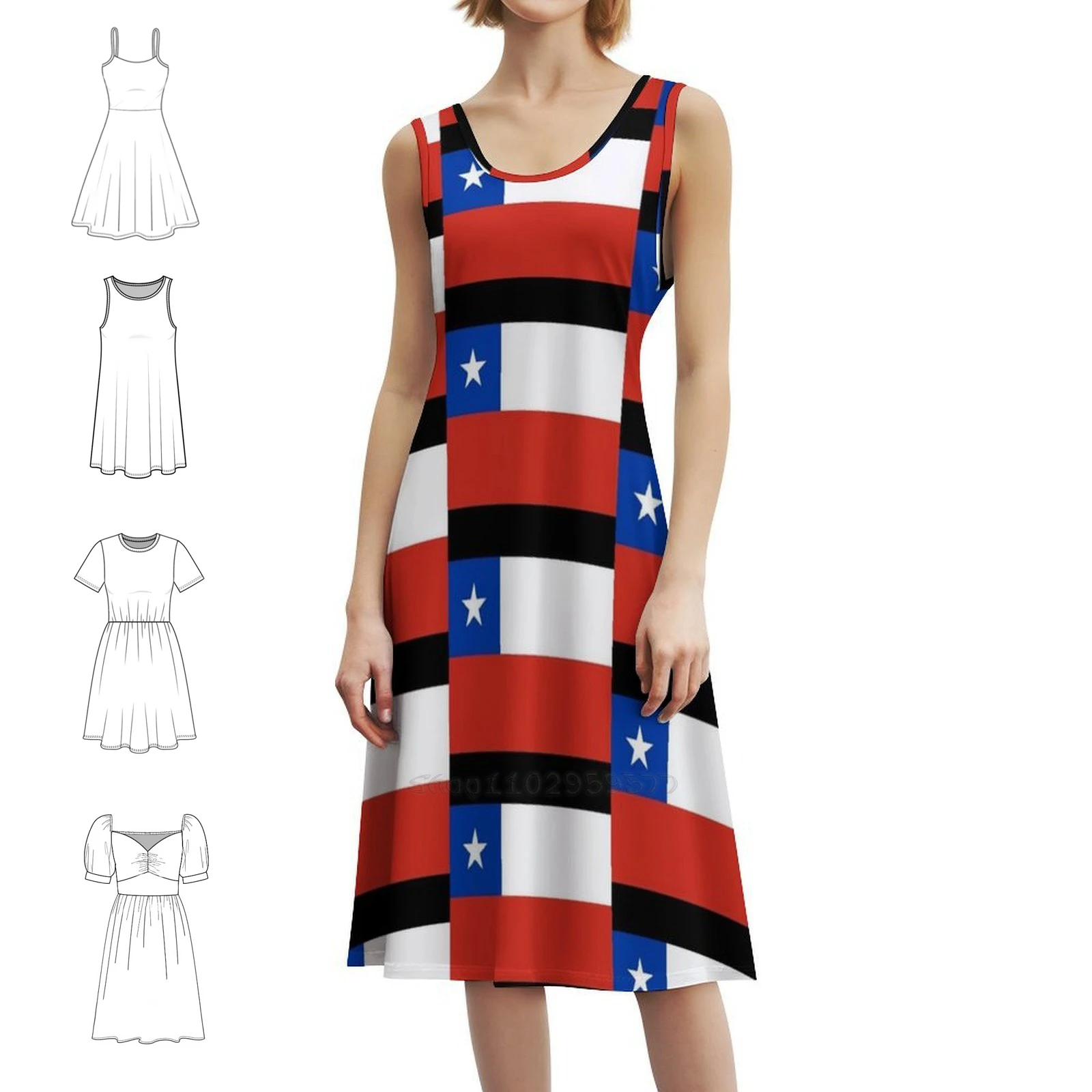 Мини-платье в консервативном стиле Чили для женщин, свободное платье трапециевидной формы, повседневное дневное платье Чили, национальный флаг Чили, гордое женское платье
Мини-платье в консервативном стиле Чили для женщин, свободное платье трапециевидной формы, повседневное дневное платье Чили, национальный флаг Чили, гордое женское платье