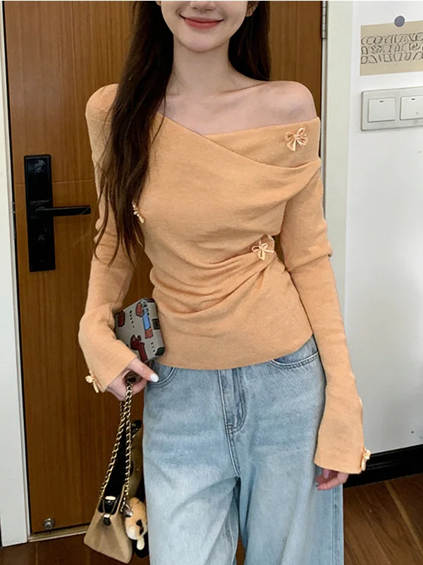 Korean Style Sweet Girl Knot Top Women's Spring Summer Cross Waist Design Slimming Cute Sister Style Small Top
Korean Style Sweet Girl Knot Top Women's Spring Summer Cross Waist Design Slimming Cute Sister Style Small Top