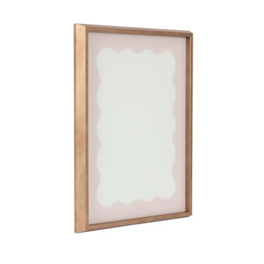 Framed Glass Dry Erase Art Nurturing Pink Wavy Border Whiteboard for Wall by The Creative Bunch Studio, 18 x 24, Blake Gold Fra
Framed Glass Dry Erase Art Nurturing Pink Wavy Border Whiteboard for Wall by The Creative Bunch Studio, 18 x 24, Blake Gold Fra