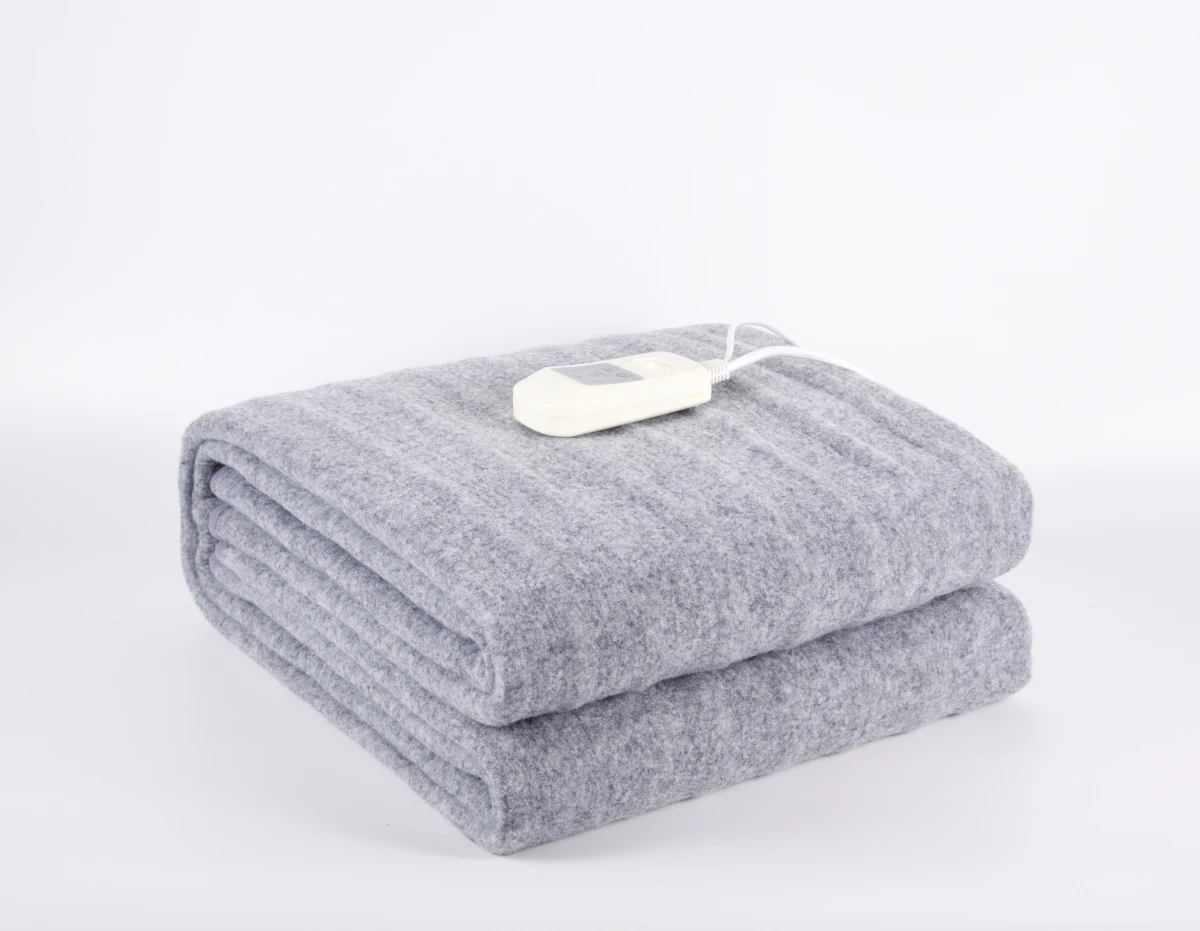 Portable Installation Washable 435G Polyester Grey Double Size Electric Heated Blanket for Bedroom and Living Room As Seen on TV
Portable Installation Washable 435G Polyester Grey Double Size Electric Heated Blanket for Bedroom and Living Room As Seen on TV