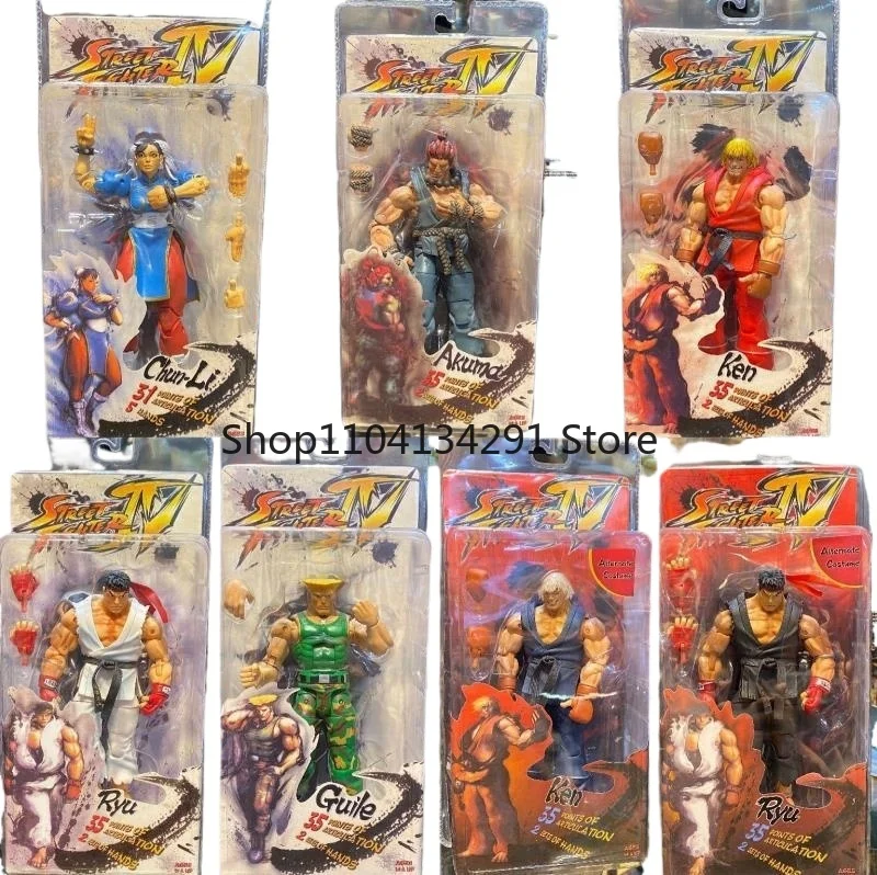 Original NECA Street Fighter Series: Ryu, Akuma, Gouki, Chun-Li, Ken, Ryo, Guile 7-inch Action Figure Collectible Model
Original NECA Street Fighter Series: Ryu, Akuma, Gouki, Chun-Li, Ken, Ryo, Guile 7-inch Action Figure Collectible Model