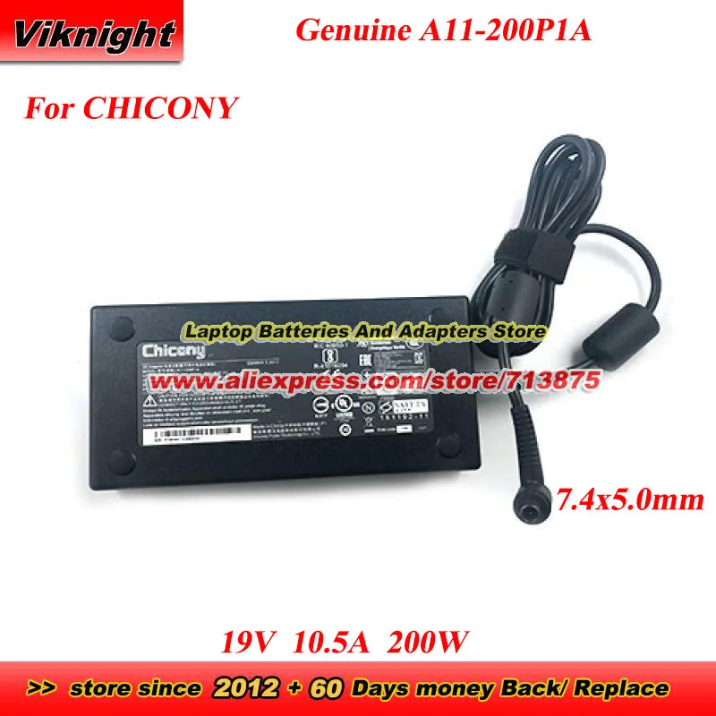 Genuine A11-200P1A 19V 10.5A 200W A200A009L AC Adapter for CLEVO P650RP P670HP P651RG P650RG Medion X7843 X7847 X7851 MSI GL73
Genuine A11-200P1A 19V 10.5A 200W A200A009L AC Adapter for CLEVO P650RP P670HP P651RG P650RG Medion X7843 X7847 X7851 MSI GL73