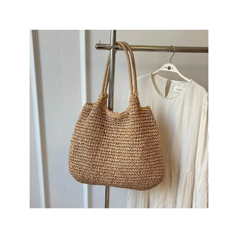 Fashion Straw Bag Large Capacity Beach Bag Summer Fashion Women's Bag Tote Shoulder Bag, Beach Bag, Summer
Fashion Straw Bag Large Capacity Beach Bag Summer Fashion Women's Bag Tote Shoulder Bag, Beach Bag, Summer