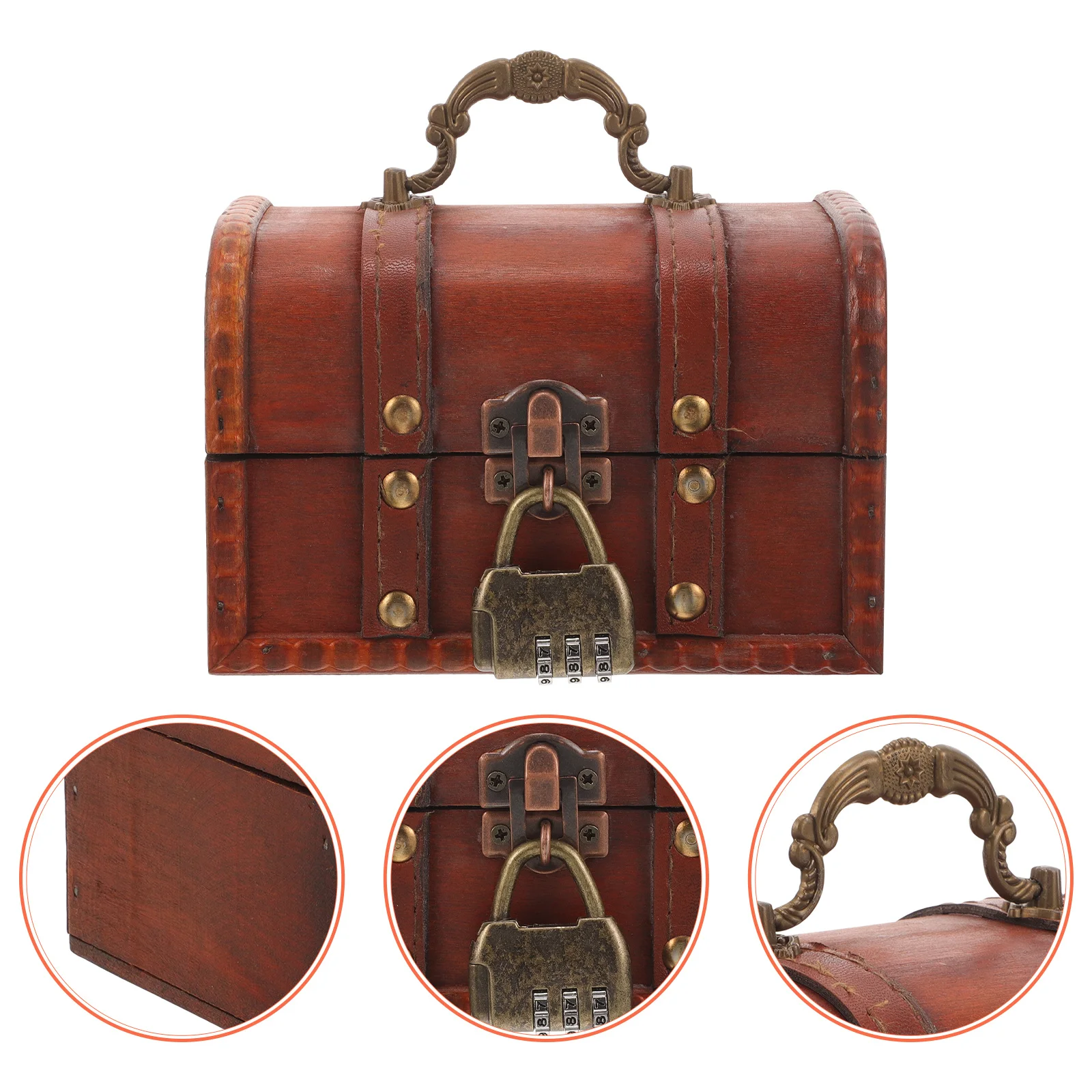 Wood Jewelry Box Lock Retro Vintage Jewelry Organizer Case Desktop Storage for Earrings Rings Bracelets Brooches
Wood Jewelry Box Lock Retro Vintage Jewelry Organizer Case Desktop Storage for Earrings Rings Bracelets Brooches