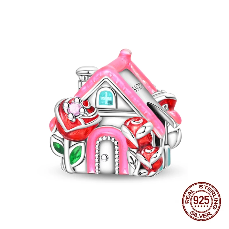 Новые подвески из стерлингового серебра 925 пробы, романтические розы, подвески в виде дома, подвески, подходят оригинальные подвески, браслеты, бусины, ювелирные аксессуары «сделай сам»
Новые подвески из стерлингового серебра 925 пробы, романтические розы, подвески в виде дома, подвески, подходят оригинальные подвески, браслеты, бусины, ювелирные аксессуары «сделай сам»