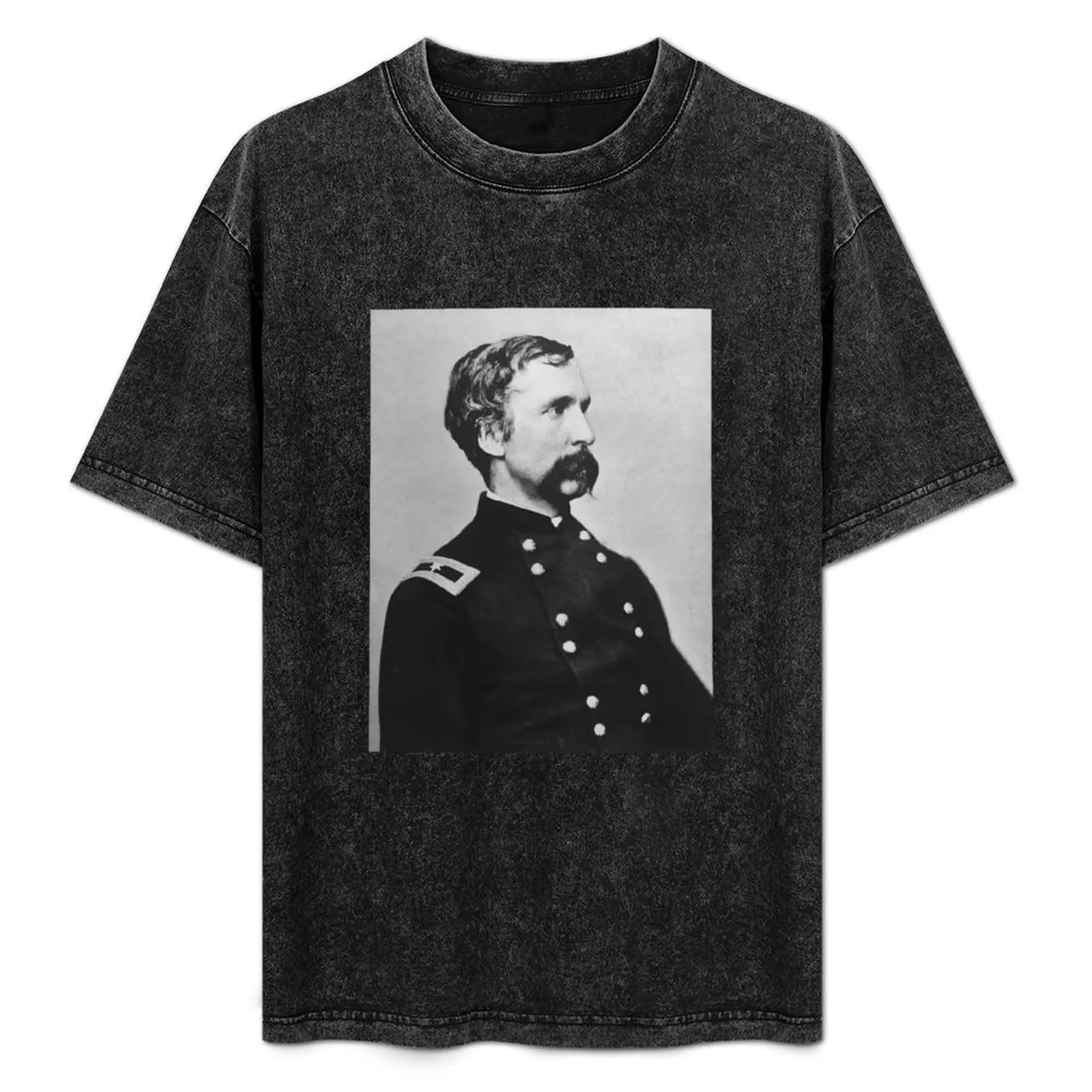 Joshua Lawrence Chamberlain T-Shirt Vintage Print Crew Neck Tee
Joshua Lawrence Chamberlain T-Shirt Vintage Print Crew Neck Tee