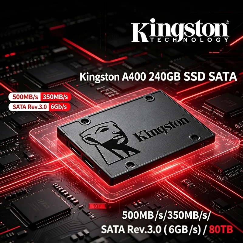 Kingston SSD Internal Solid State Drive A400 960GB 480GB 240GB 120GB 2.5 Inch SSDs SATA III HDD Hard Disk for Laptop Desktop PC
Kingston SSD Internal Solid State Drive A400 960GB 480GB 240GB 120GB 2.5 Inch SSDs SATA III HDD Hard Disk for Laptop Desktop PC