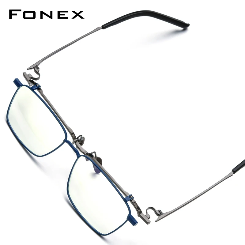 FONEX титановые очки мужские брендовые дизайнерские флип-квадратные очки в оправе с откидной крышкой высокое качество японские сверхлегкие очки 401T
FONEX титановые очки мужские брендовые дизайнерские флип-квадратные очки в оправе с откидной крышкой высокое качество японские сверхлегкие очки 401T
