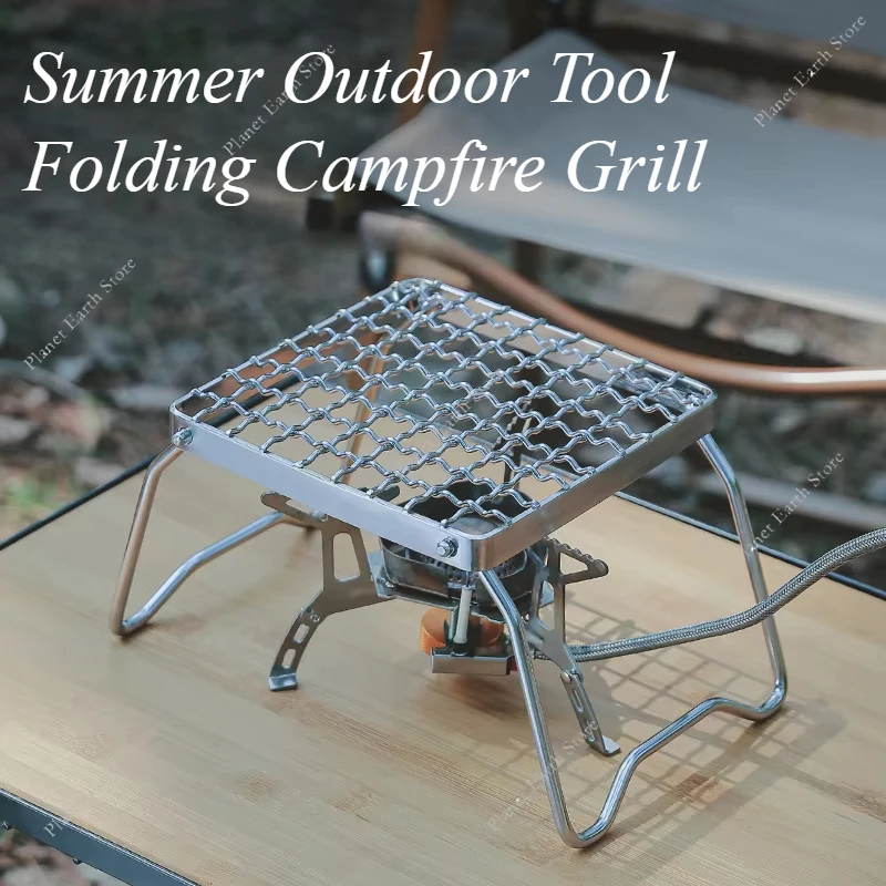 Folding Campfire Grill Stainless Steel Portable Multifunctional Summer Camping Outdoor Wood Stove Stand Picnic Barbecue Tool
Folding Campfire Grill Stainless Steel Portable Multifunctional Summer Camping Outdoor Wood Stove Stand Picnic Barbecue Tool