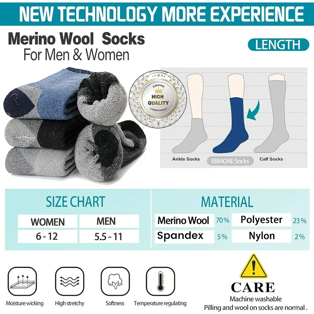 О этот предмет ПРЕМИУМОВОЕ КАЧЕСТВО: Мужские шерстяные носки из смеси шерсти и хлопка премиум-класса, носки тяжелые и толстые.
О этот предмет ПРЕМИУМОВОЕ КАЧЕСТВО: Мужские шерстяные носки из смеси шерсти и хлопка премиум-класса, носки тяжелые и толстые.