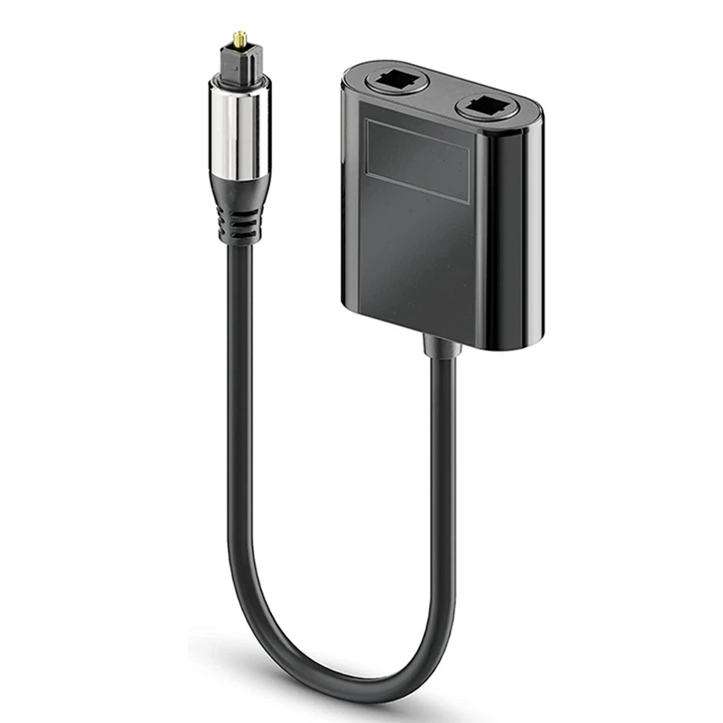 A15R -Optical Fiber Cable Splitter 2-In-1 Connectors TV Digital Optical Fiber Audio Splitter Cable Adapter
A15R -Optical Fiber Cable Splitter 2-In-1 Connectors TV Digital Optical Fiber Audio Splitter Cable Adapter