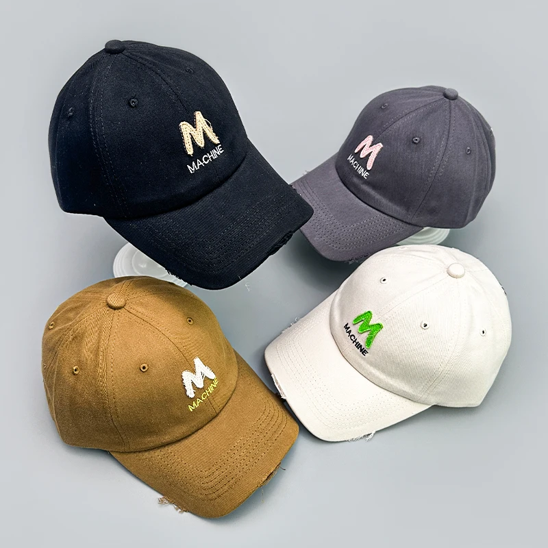 Street Broken Embroidered M Letters Baseball Hats New Men Woman Color Block Breathable Versatile Fashion Sunshade Snapback Caps
Street Broken Embroidered M Letters Baseball Hats New Men Woman Color Block Breathable Versatile Fashion Sunshade Snapback Caps
