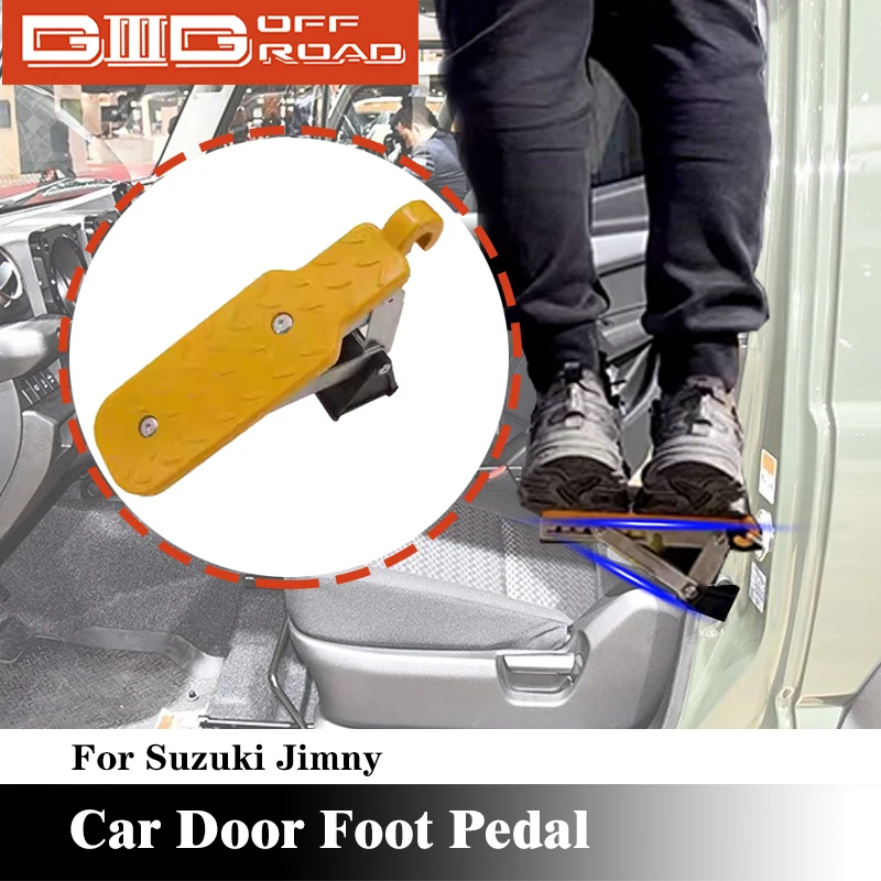 Car Door Pedal Roof Rack Step For Door Latch Rooftop Up Hook Stand Pedal Aluminum 550 Lbs For Suzuki Jimny JB74 JB64 Accessories
Car Door Pedal Roof Rack Step For Door Latch Rooftop Up Hook Stand Pedal Aluminum 550 Lbs For Suzuki Jimny JB74 JB64 Accessories