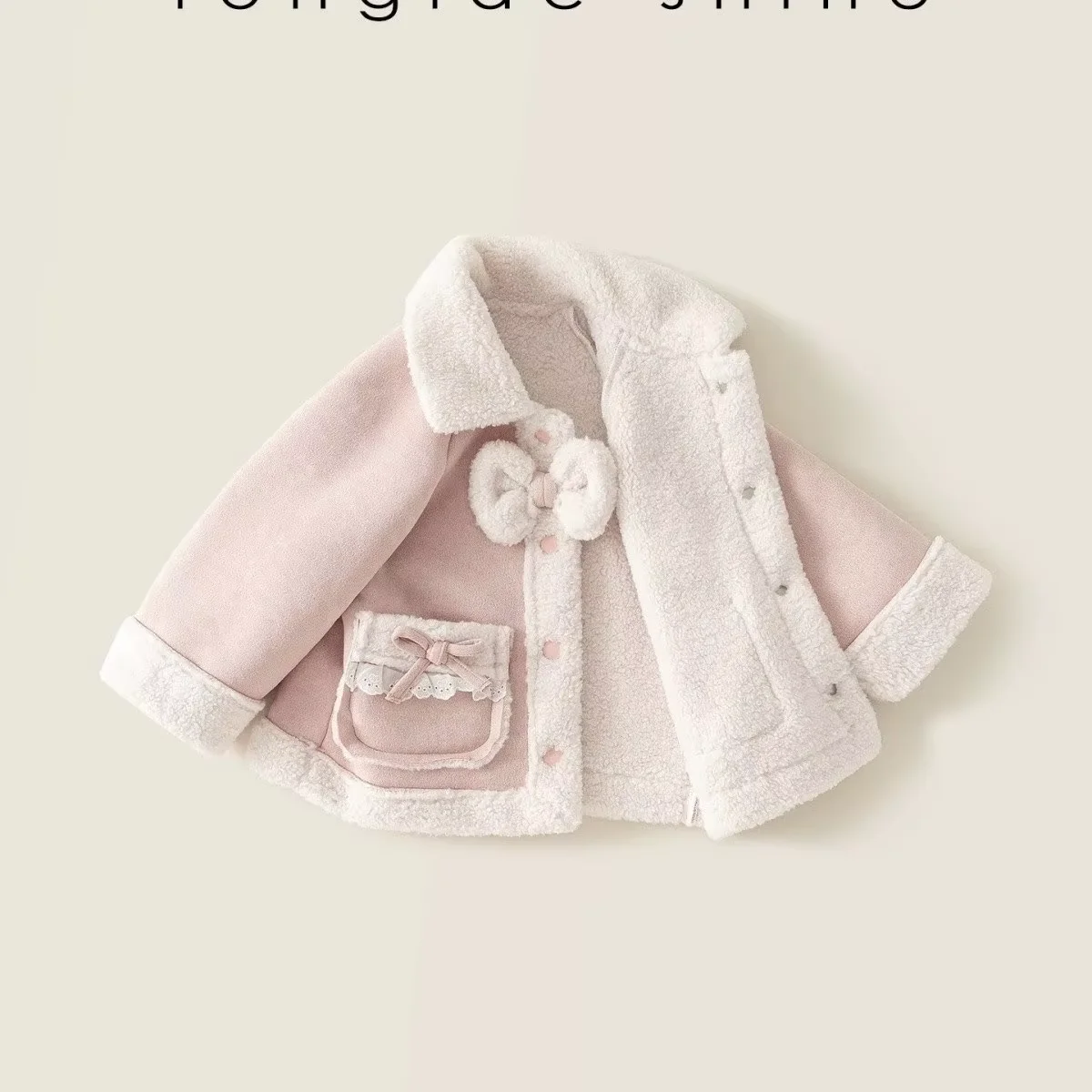 Baby Girls Autumn Winter Shearling Jacket Thick Fleece Coat Kids Lamb Fur Outerwear Clothing 80-130CM
Baby Girls Autumn Winter Shearling Jacket Thick Fleece Coat Kids Lamb Fur Outerwear Clothing 80-130CM