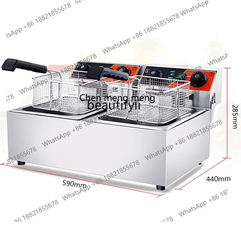 Z189 Фритюрница с таймером Коммерческая электрическая фритюрница Одноцилиндровая фритюрница с жареной курицей, картофелем фри, масляной фритюрнице, 10 л
Z189 Фритюрница с таймером Коммерческая электрическая фритюрница Одноцилиндровая фритюрница с жареной курицей, картофелем фри, масляной фритюрнице, 10 л