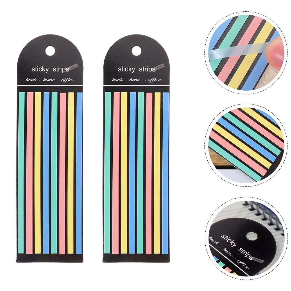 2 Books Long Index Stickers Colored Highlight Strips Reading Tabs Detachable Bar Highlighter Removable Paper Office Products
2 Books Long Index Stickers Colored Highlight Strips Reading Tabs Detachable Bar Highlighter Removable Paper Office Products