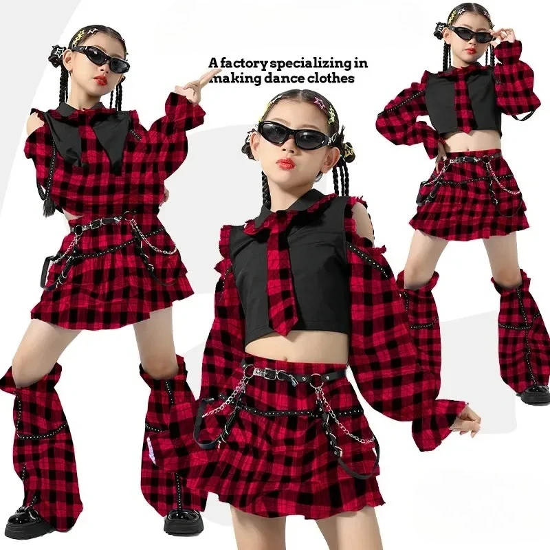 2026 Plaids Jazz Dance Costume Off-Shoulder Tops Skirt Cheerleading Uniform Fashion Festival Party Outfit Kpop Clothing
2026 Plaids Jazz Dance Costume Off-Shoulder Tops Skirt Cheerleading Uniform Fashion Festival Party Outfit Kpop Clothing