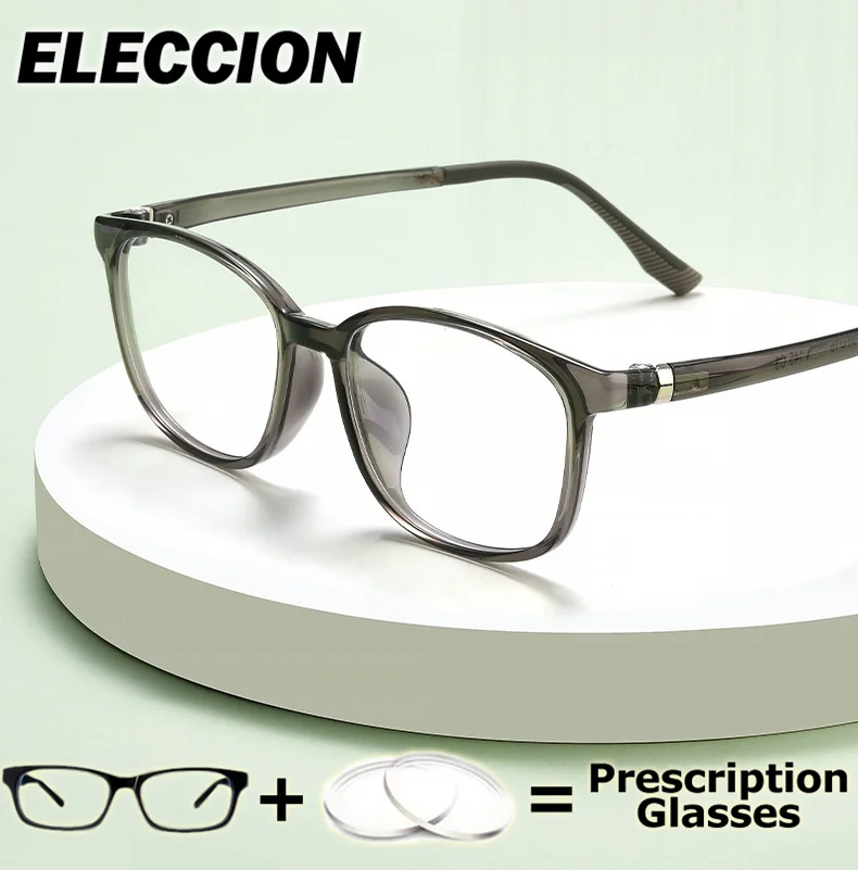 ELLECCION Prescription Glasses Anti Blue Ray Ultra Light TR90 Fashion Women Men Graduated lenses Presbyopia Myopia Eyewear 
ELLECCION Prescription Glasses Anti Blue Ray Ultra Light TR90 Fashion Women Men Graduated lenses Presbyopia Myopia Eyewear