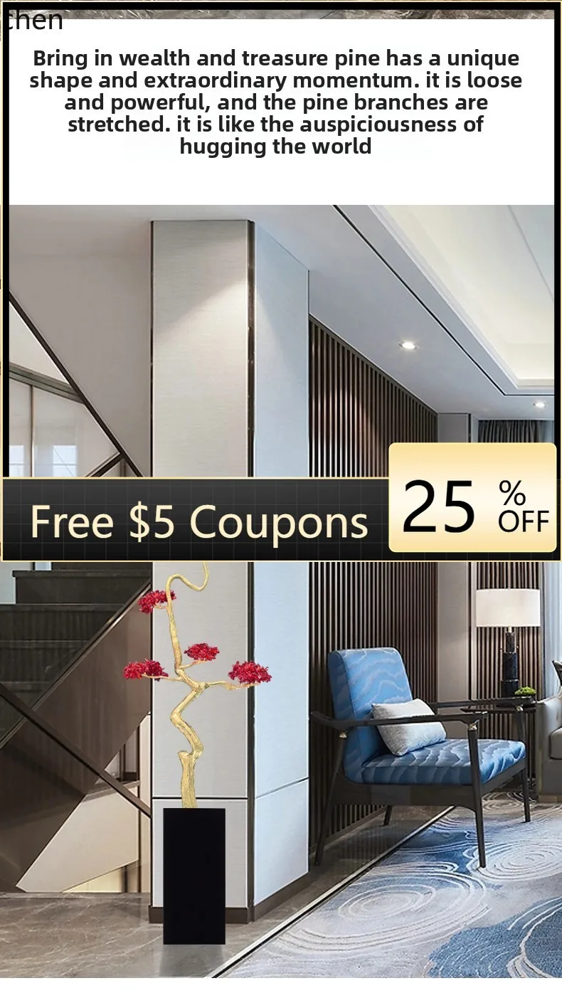 Lucky Welcome Pine Living Room Entrance Entrance Crystal Fortune Tree Large Ornament Advanced Decoration
Lucky Welcome Pine Living Room Entrance Entrance Crystal Fortune Tree Large Ornament Advanced Decoration