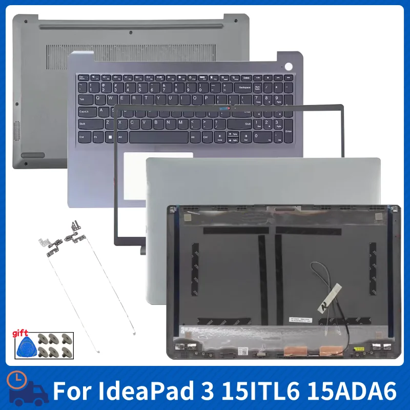 Новинка для IdeaPad 3 15ITL6 15ADA6 15ALC6 15ABA7 2021, задняя крышка ЖК-дисплея для ноутбука/передняя панель/замена клавиатуры/подставка для рук/петли/нижняя часть корпуса
Новинка для IdeaPad 3 15ITL6 15ADA6 15ALC6 15ABA7 2021, задняя крышка ЖК-дисплея для ноутбука/передняя панель/замена клавиатуры/подставка для рук/петли/нижняя часть корпуса