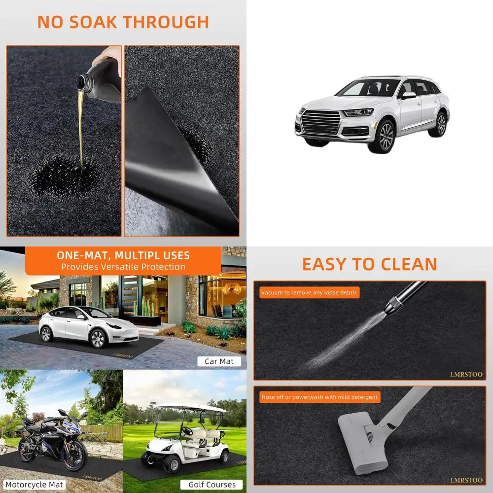 Extra Large Garage Floor Mat - Premium Absorbent Oil Spill Mat with Waterproof Backing, Reusable and Washable, Protects Floors,
Extra Large Garage Floor Mat - Premium Absorbent Oil Spill Mat with Waterproof Backing, Reusable and Washable, Protects Floors,