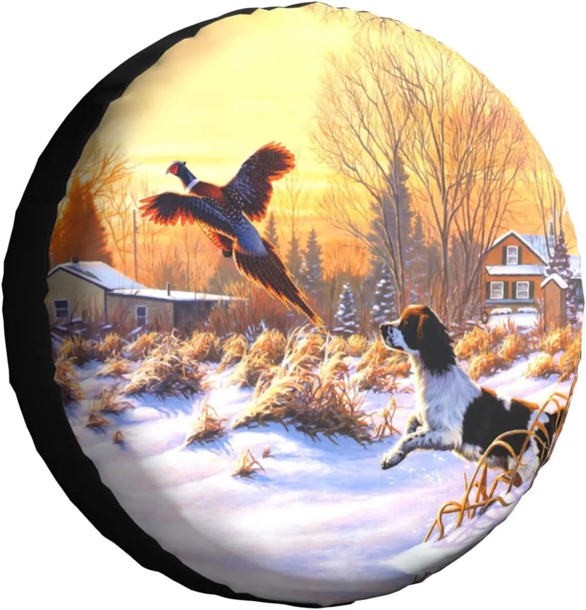 Automotive Tire and Wheel Covers for , Trailer, RV, SUV, Truck and Many Family Cars(15 inch with Dog Catching Pheasant Patte
Automotive Tire and Wheel Covers for , Trailer, RV, SUV, Truck and Many Family Cars(15 inch with Dog Catching Pheasant Patte
