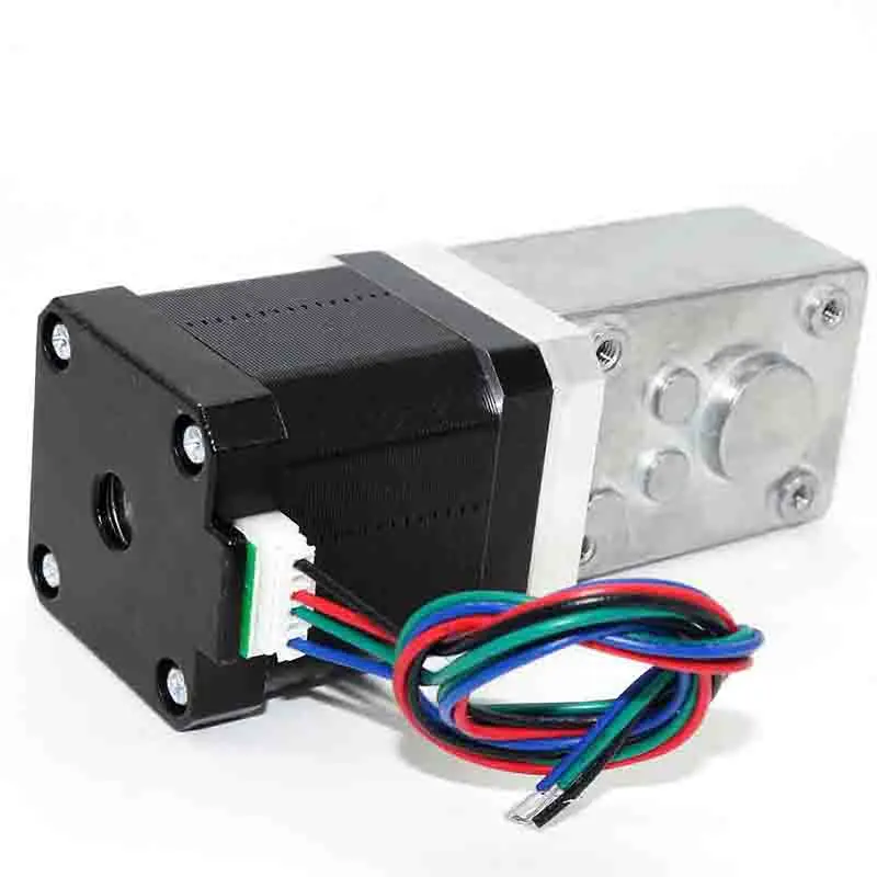 Nema 17 Low Rpm High Torque Reversible Geared Reductor For Robotics 3d Printers With Right Angle Worm Stepper Motor Gearbox
Nema 17 Low Rpm High Torque Reversible Geared Reductor For Robotics 3d Printers With Right Angle Worm Stepper Motor Gearbox