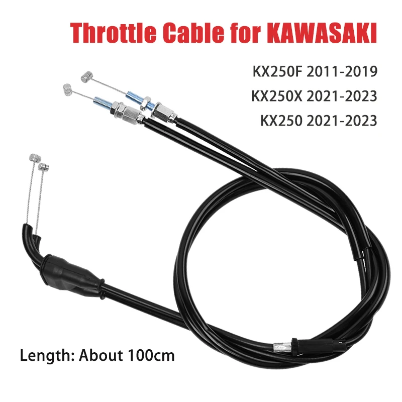 Motorcycle Throttle Cable Wire Fuel Return Cable for KAWASAKI KX250F 2011-2017 2018 2019 KX250X KX250 KX 250 X F 2021 2022 2023
Motorcycle Throttle Cable Wire Fuel Return Cable for KAWASAKI KX250F 2011-2017 2018 2019 KX250X KX250 KX 250 X F 2021 2022 2023