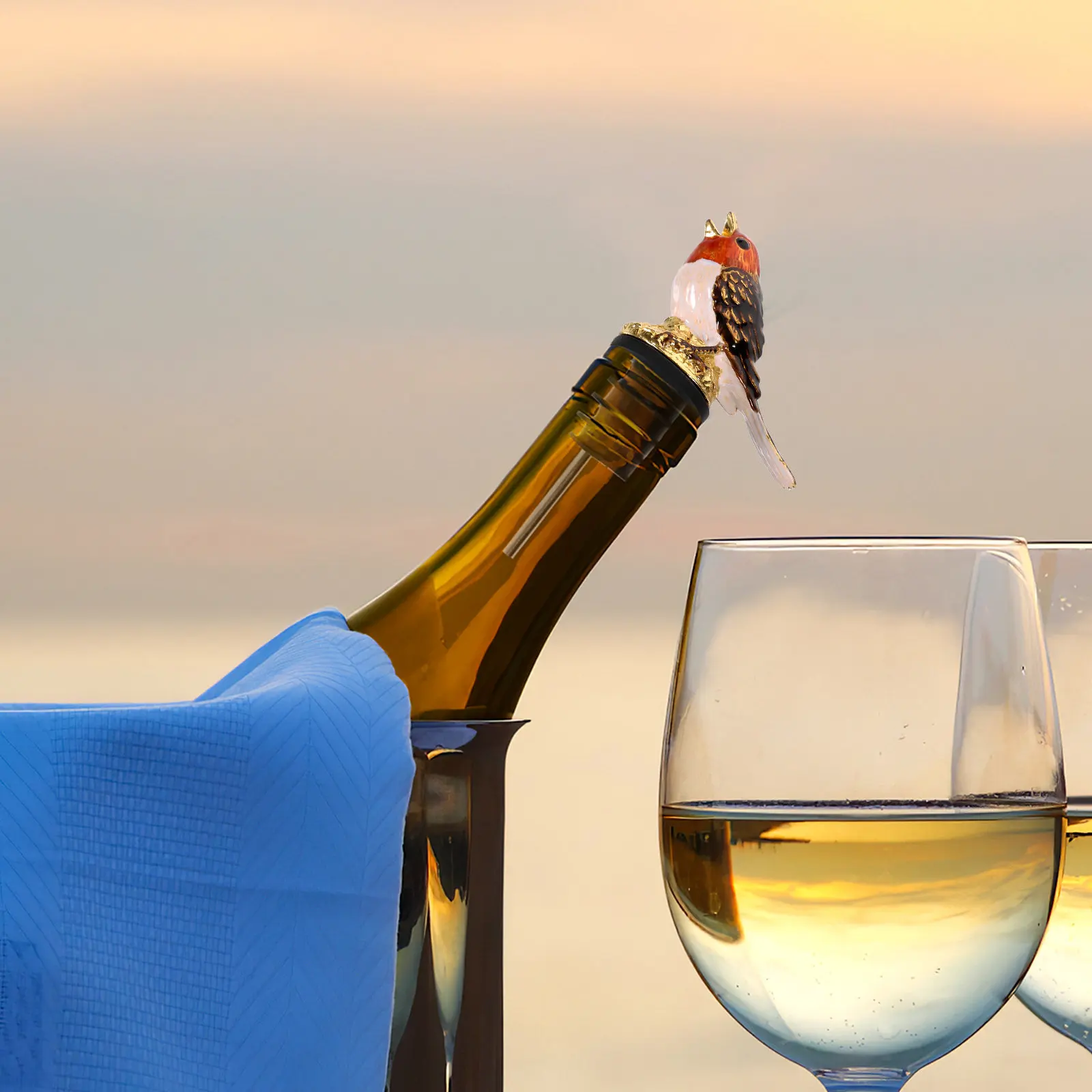 Bird Designed Zinc Alloy Wine Pourer Multi-Function Liquor Bottle Spout Stopper Elegant Bar Accessories Bar Accessories
Bird Designed Zinc Alloy Wine Pourer Multi-Function Liquor Bottle Spout Stopper Elegant Bar Accessories Bar Accessories
