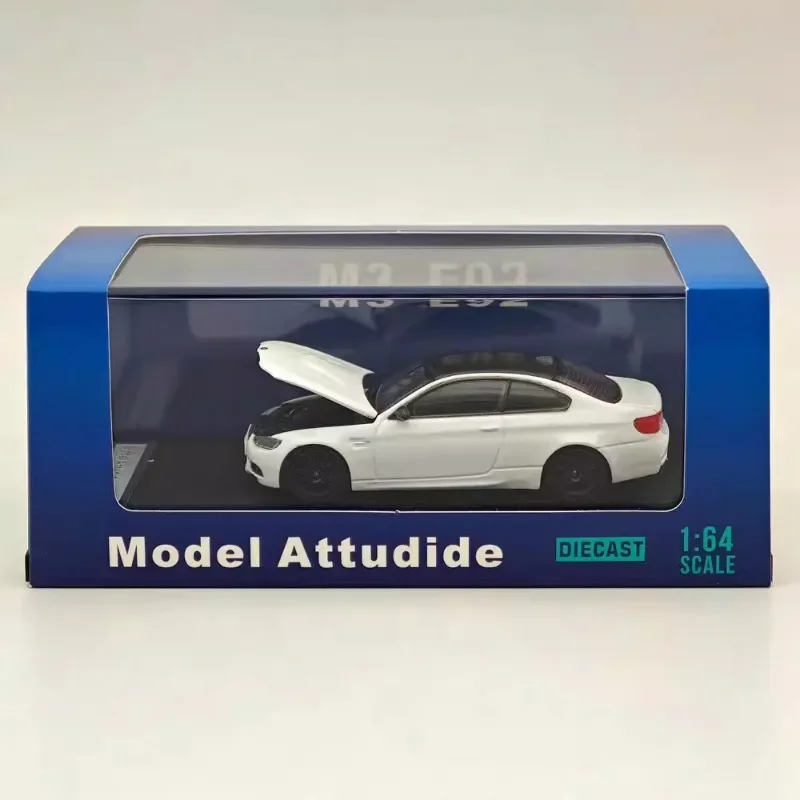 Model Attitude 1/64 BMW E92 M3 Open front cover simulation alloy car model collection decoration, a holiday gift for children.
Model Attitude 1/64 BMW E92 M3 Open front cover simulation alloy car model collection decoration, a holiday gift for children.