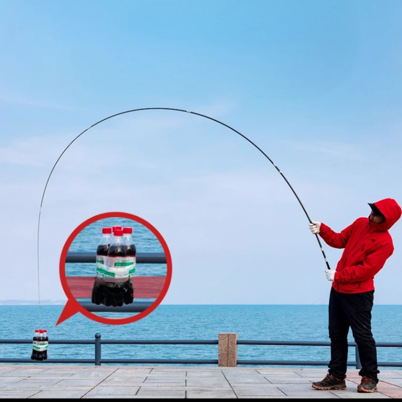 6H28T Ultra-Slim Carbon Fishing Rod,360° Rotational Guide,Palm-Fit Handle for Ultimate Comfort,Built for Competition Fishing 
6H28T Ultra-Slim Carbon Fishing Rod,360° Rotational Guide,Palm-Fit Handle for Ultimate Comfort,Built for Competition Fishing