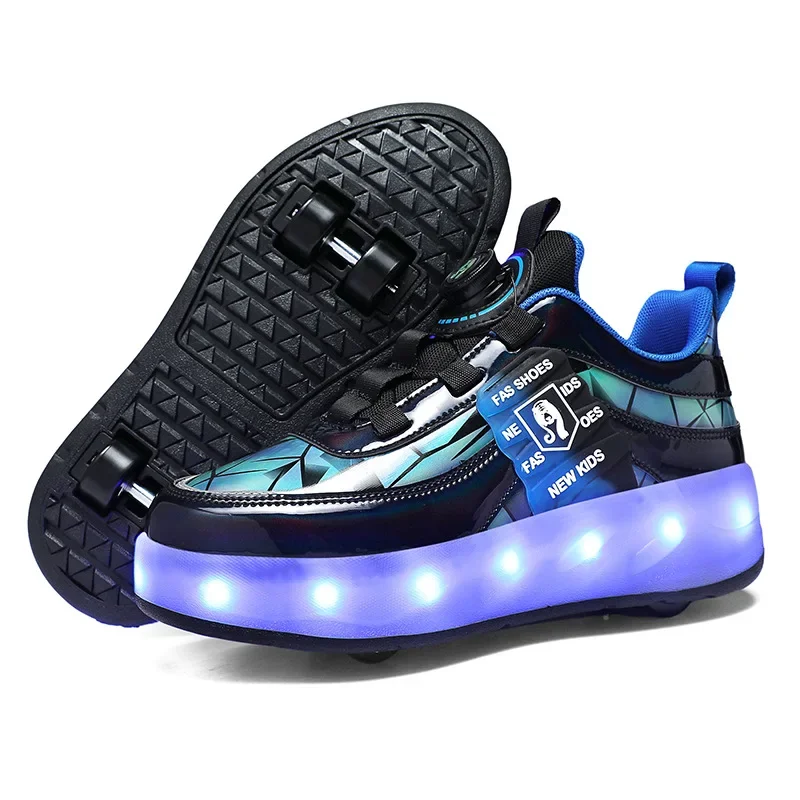 Roller Skates Luminous Kids Sneakers Removeable Wheels Charge Skate Girls Boys Casual Skateboard Shoes Outdoor Sport Child Shoes
Roller Skates Luminous Kids Sneakers Removeable Wheels Charge Skate Girls Boys Casual Skateboard Shoes Outdoor Sport Child Shoes