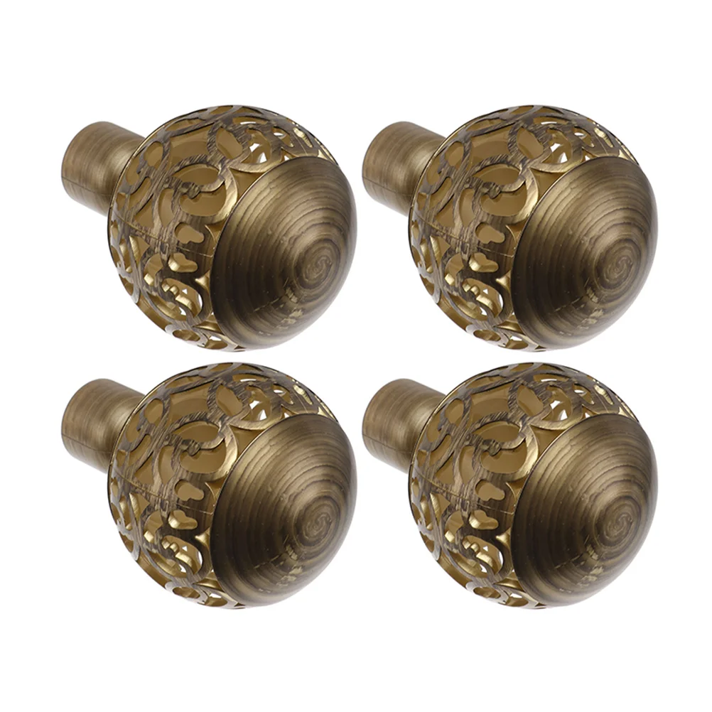 4 Pcs Curtains Rods Decorative Head Ends Supply Cap War-resistant Pole Delicate Wear-resistant Caps
4 Pcs Curtains Rods Decorative Head Ends Supply Cap War-resistant Pole Delicate Wear-resistant Caps