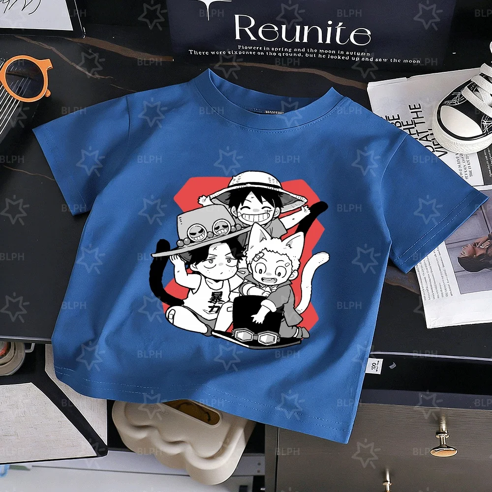 Cute Anime Character Print Kids T-Shirt, Fashion Cartoon Graphic Tee for Boys Girls, Soft Comfortable Children's Top
Cute Anime Character Print Kids T-Shirt, Fashion Cartoon Graphic Tee for Boys Girls, Soft Comfortable Children's Top