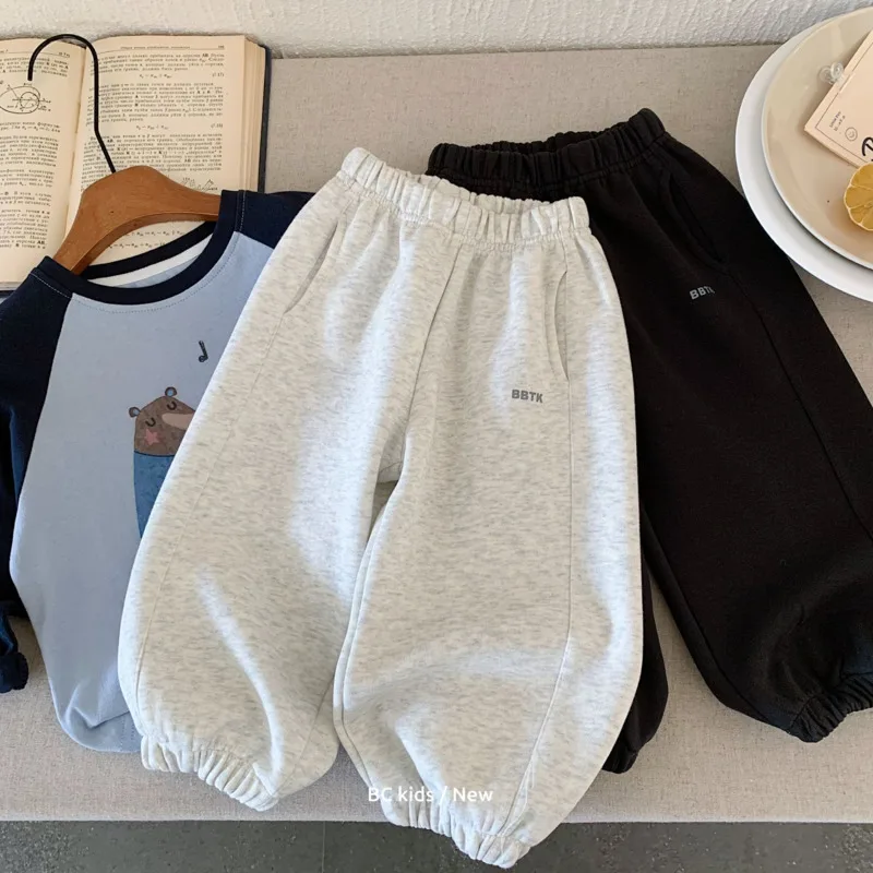 2025 Autumn Winter Cotton Children Kid Casual Pants Jogger Boys Girls Embroidery Sweatpants Trouser 3-10 Years Tracksuits
2025 Autumn Winter Cotton Children Kid Casual Pants Jogger Boys Girls Embroidery Sweatpants Trouser 3-10 Years Tracksuits