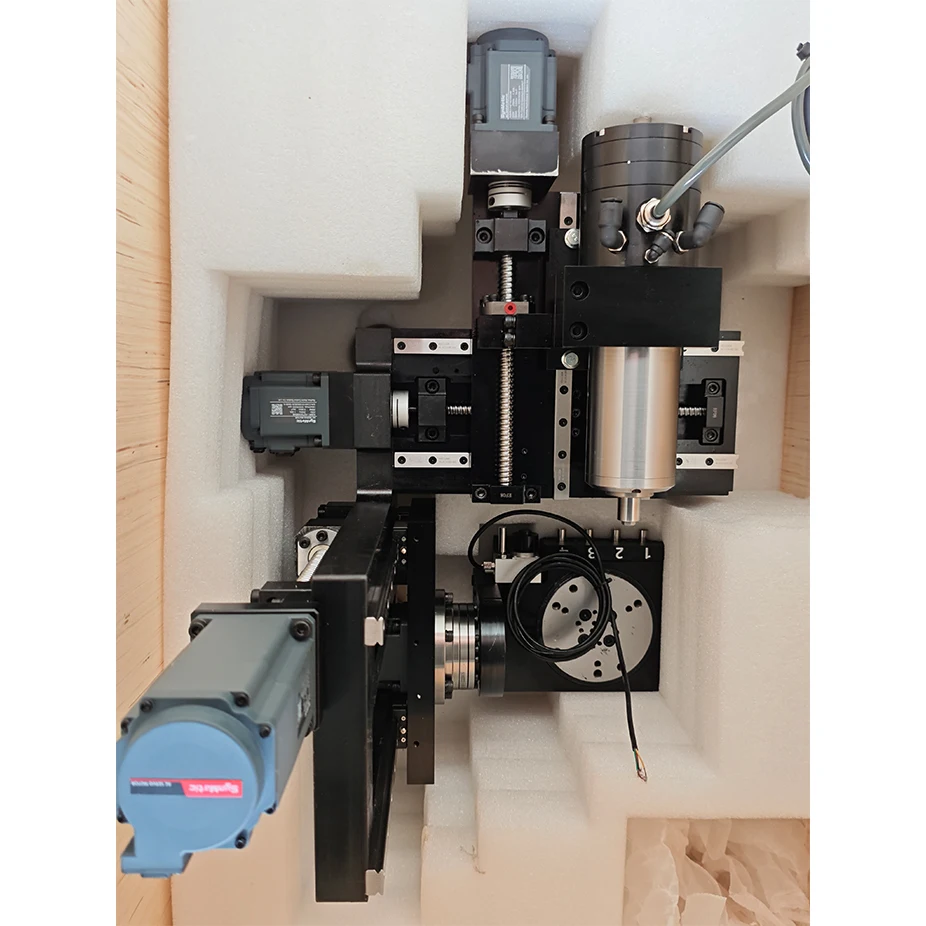 1.8KW 220V 60000rpm 62mm ATC Spindle Water cooling Automatic tool change for CNC PVC Milling Router Ceramic Bearing
1.8KW 220V 60000rpm 62mm ATC Spindle Water cooling Automatic tool change for CNC PVC Milling Router Ceramic Bearing