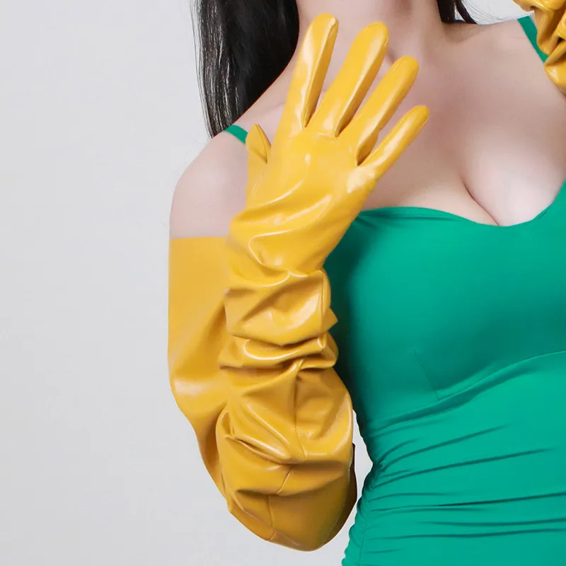 Лакированные кожаные перчатки женские свободные с большим рукавом 35 дюймов 90 см удлиненные женские перчатки из искусственной овчины из искусственной кожи яркий рыжий HPU52
Лакированные кожаные перчатки женские свободные с большим рукавом 35 дюймов 90 см удлиненные женские перчатки из искусственной овчины из искусственной кожи яркий рыжий HPU52