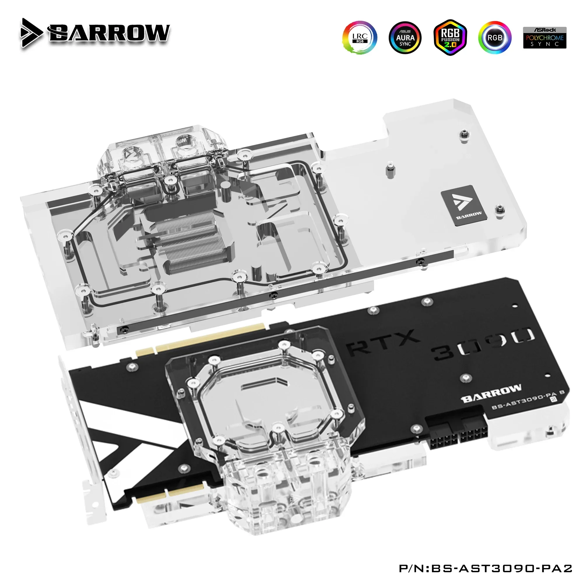 Водяной блок графического процессора с двойным охлаждением BARROW для игровой видеокарты ASUS TUF RTX3090/3080 O24G/10G, полное покрытие, 5 В, BS-AST3090-PA2 B
Водяной блок графического процессора с двойным охлаждением BARROW для игровой видеокарты ASUS TUF RTX3090/3080 O24G/10G, полное покрытие, 5 В, BS-AST3090-PA2 B