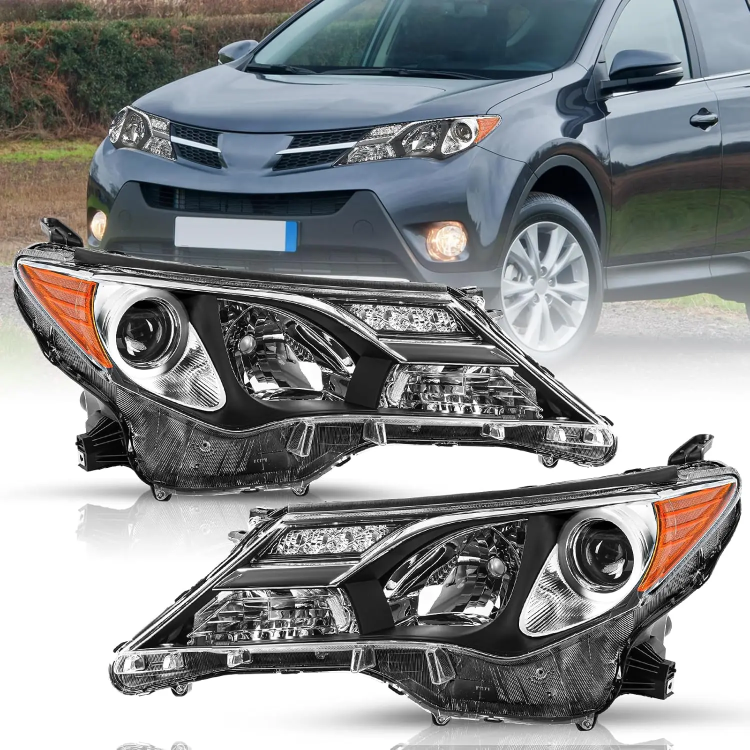Фара в сборе подходит для Toyota RAV4 13 14 15 годов в стиле OE 2013, замена галогенной фары слева и правая Passen
Фара в сборе подходит для Toyota RAV4 13 14 15 годов в стиле OE 2013, замена галогенной фары слева и правая Passen